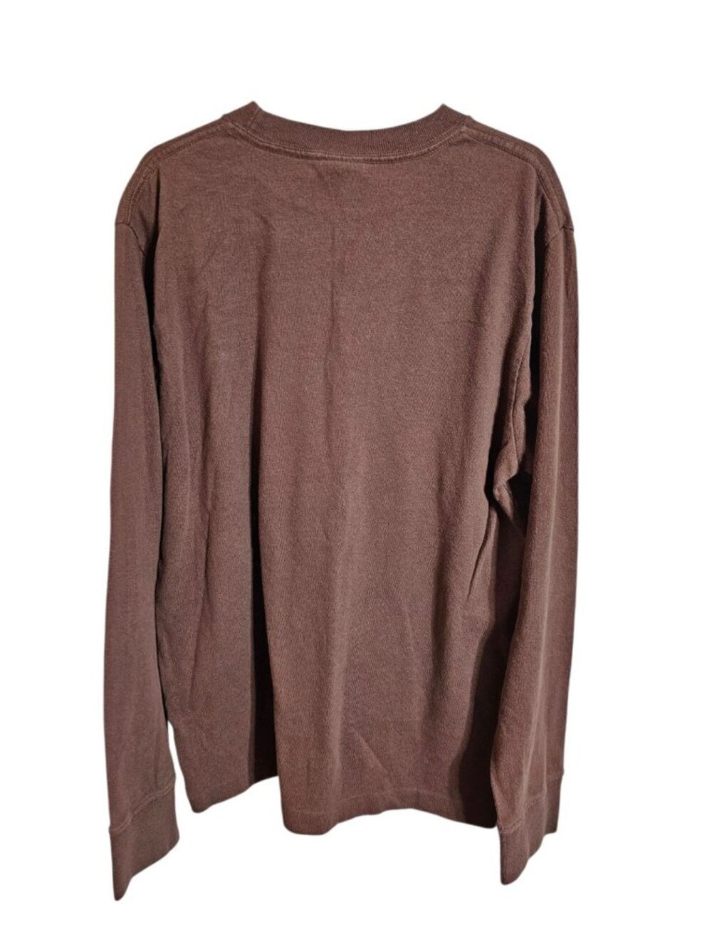 Abercrombie Kids M Long Sleeve Brown Cotton Graphic Moose Shirt Archival Y2K - Picture 3 of 6
